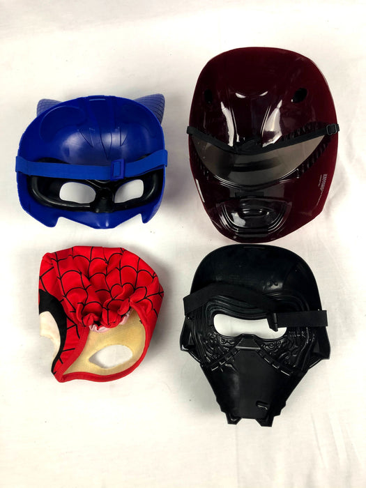 4 Piece Superhero Costume Masks Bundle