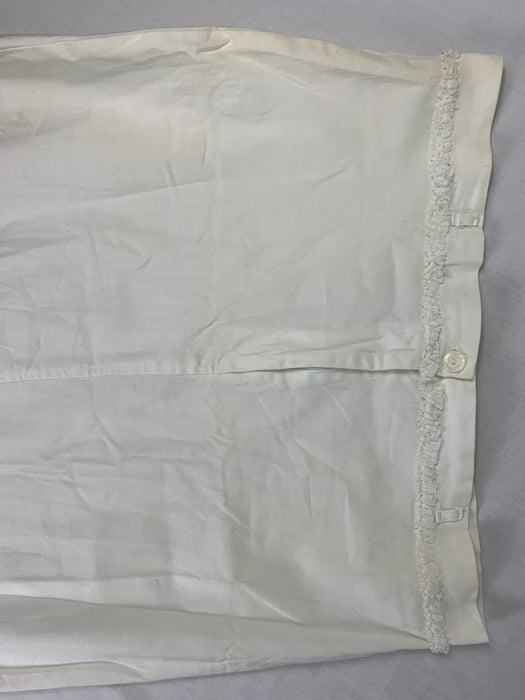 White Denim Skirt Size XL