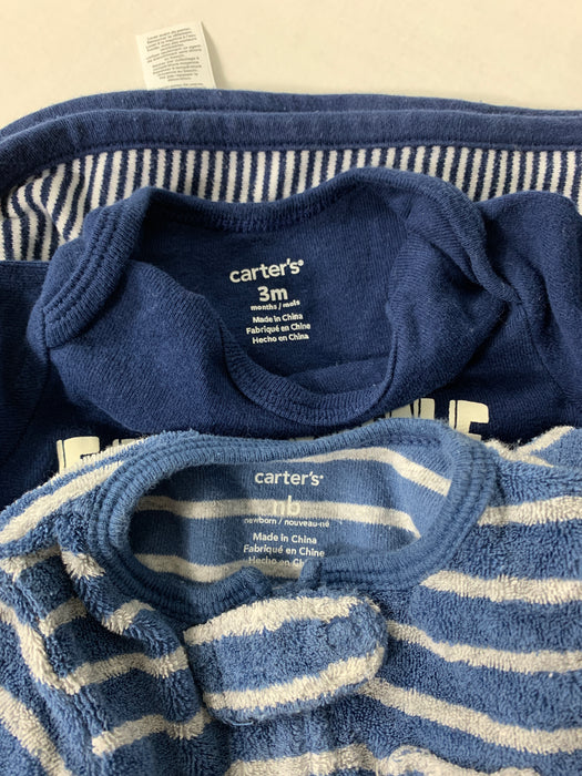 Bundle Carter's Boys Clothes and Blanket Size NB-3m