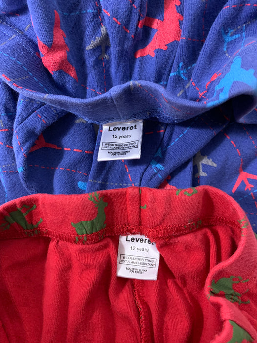 Bundle Leveret Boys Pajamas Size 12