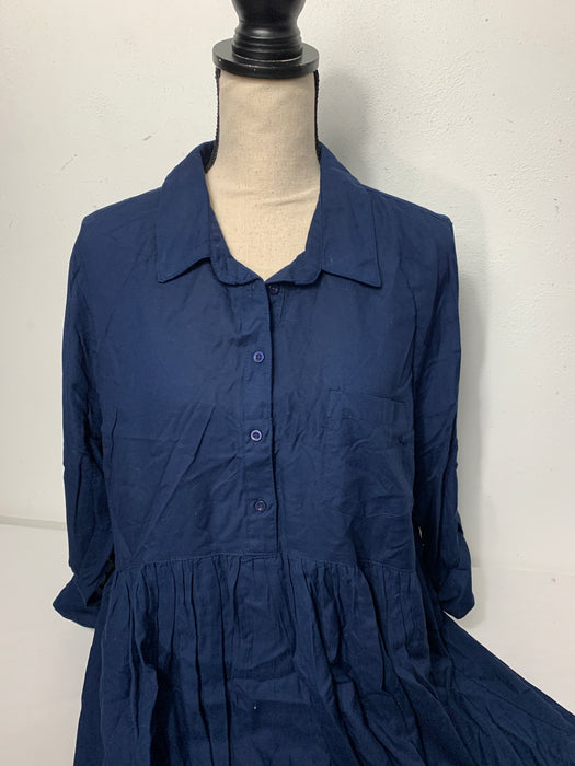 New Look Maternity Button Up Dress Size 14