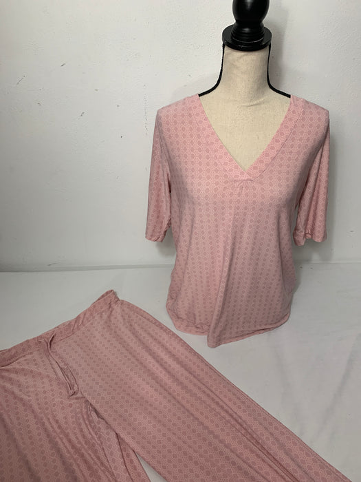 PajamaGram Pale Pink Pajamas Size Medium