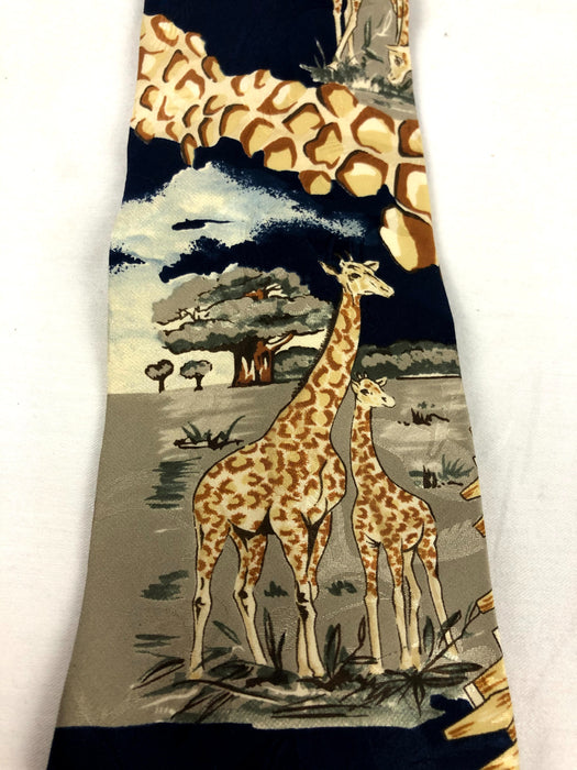 Endangered Species Giraffe Tie