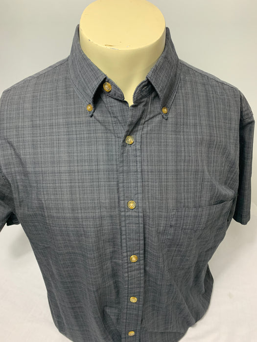 Haggar Clothing Great Coloration Button Down Shirt Size Medium
