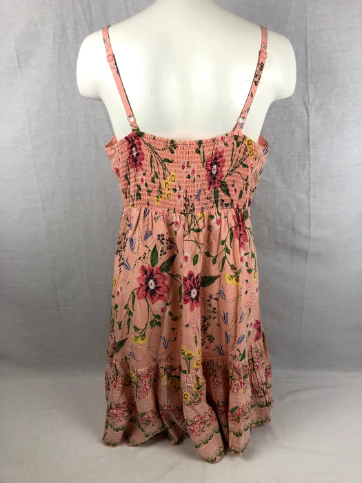Old Navy Pink Flowered Dress Size L