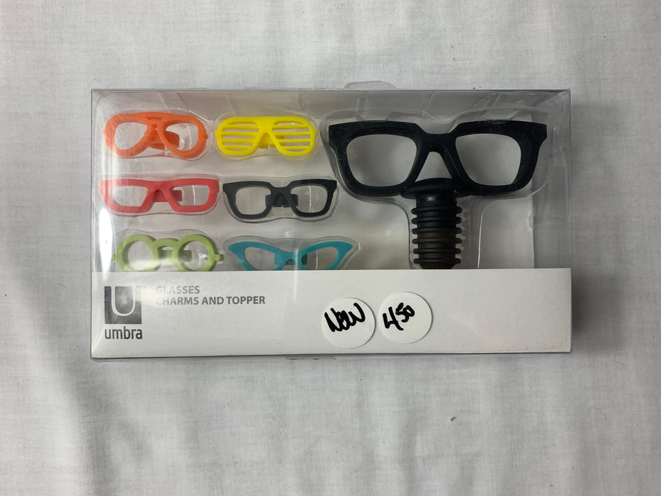 NWT Umbra Glasses Charm and Topper For Wine