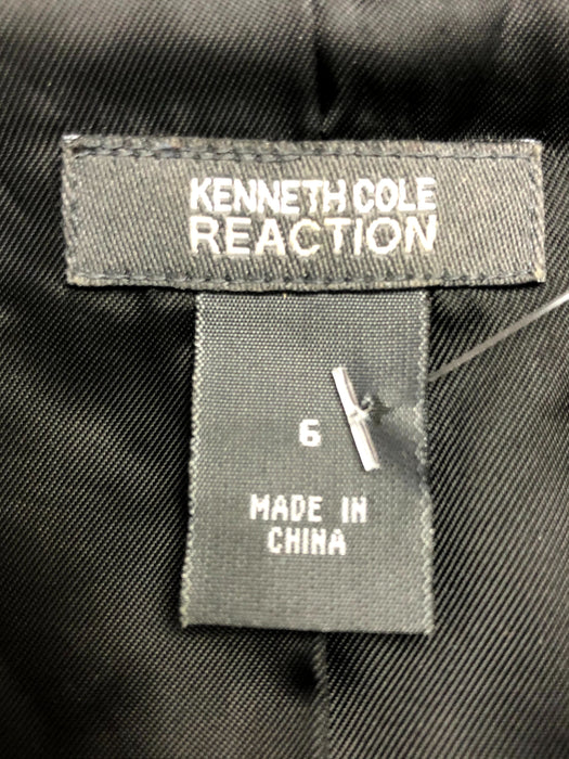 Kenneth Cole Reaction Black Blazer Jacket Size 6