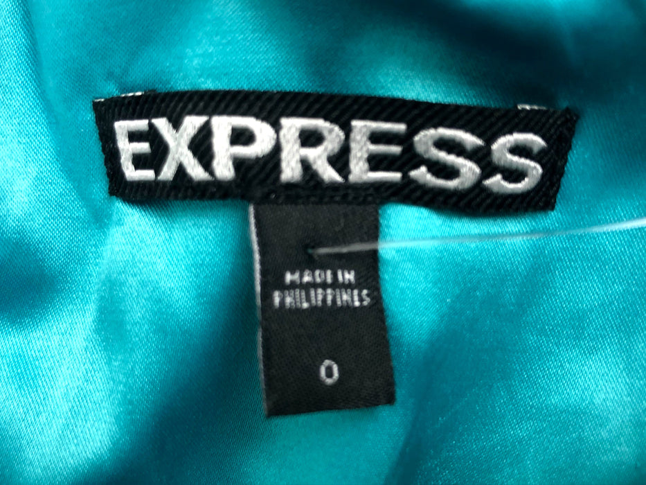 Express Turquoise Dress Size 0
