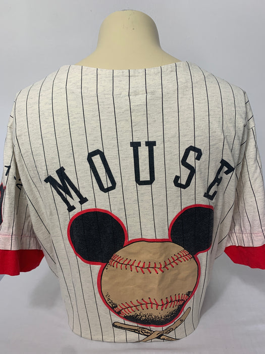 The Disney Store Vintage Mickey Mouse Baseball Shirt Size XL