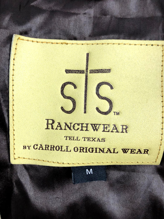 STS Ranchwear The Chisum Leather Vest Size M