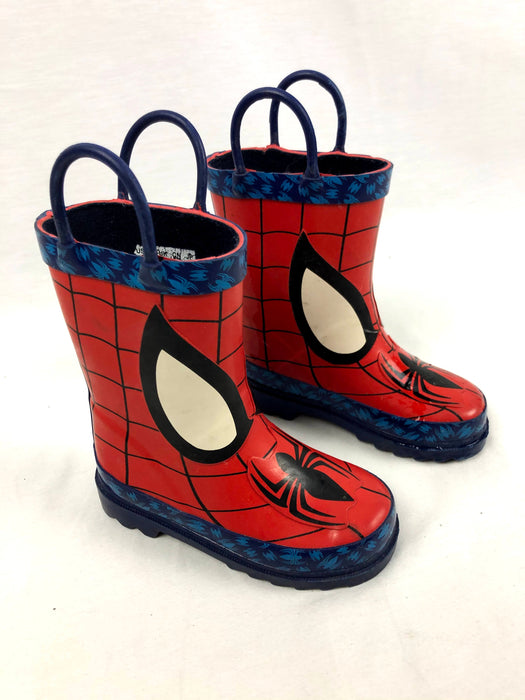 Disney Spiderman Rain Boots Size 7