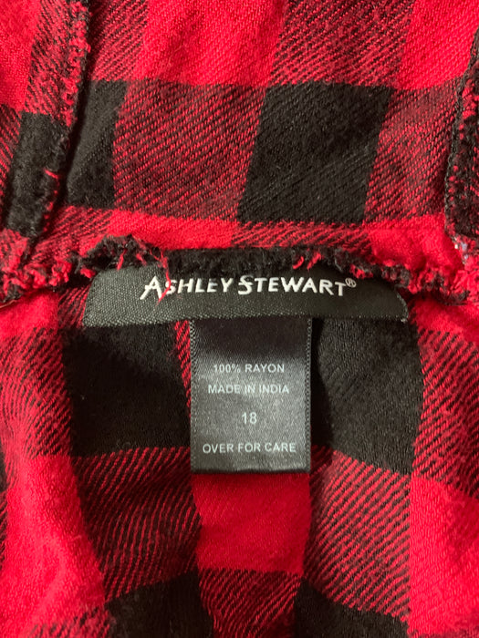 Ashley Stewart Hooded Sweater Jacket Size 18