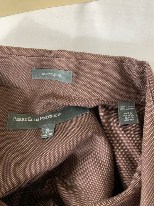 Perry Ellis Portfolio Mens Shirt Size XL