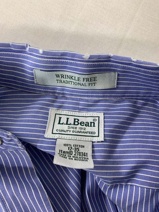LL bean Mens Shirt Size 17/35