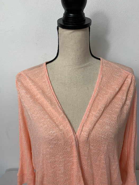 Say What? Pink Cardigan Size Small