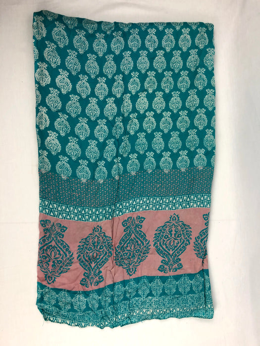 Teal and Pink Scarf