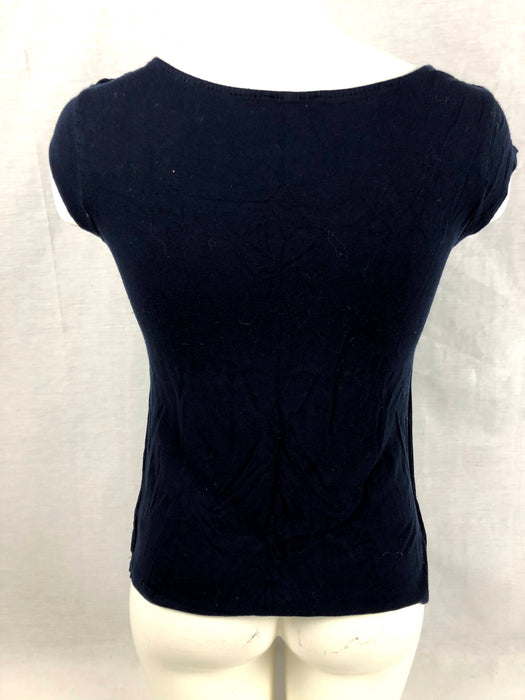 The Limited Navy Blue Top Size S