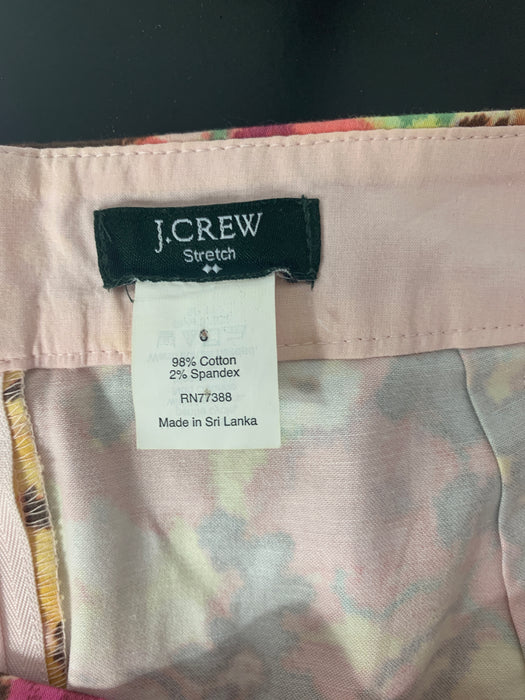 J Crew Floral Skirt Size Small