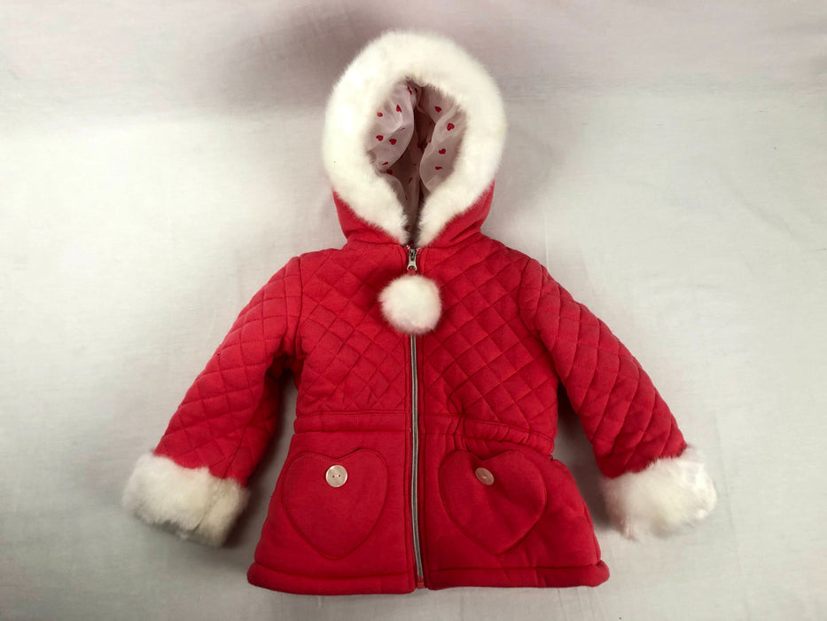 KC Collections Red Coat Size 3T