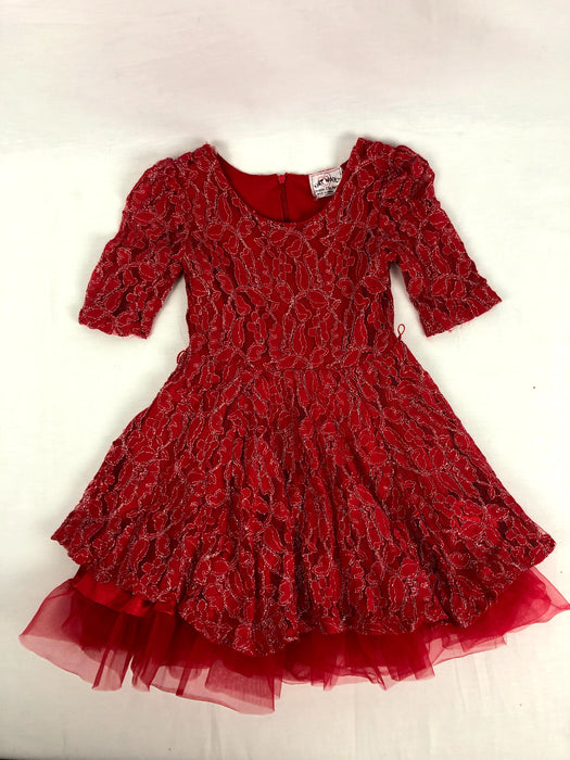 Knit Works Red Dress Size 4T