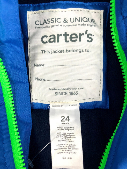 Carter's Blue Coat Size 24m