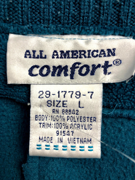 All American Comfort Teal Coat Size L