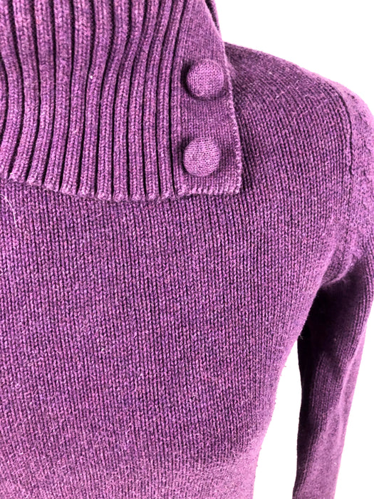Banana Republic Purple Turtleneck Sweater Size S