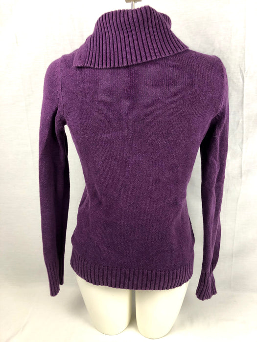 Banana Republic Purple Turtleneck Sweater Size S