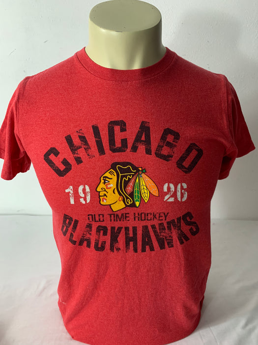 Old Time Gender Neutral Chicago Blackhawks Shirt Size Small