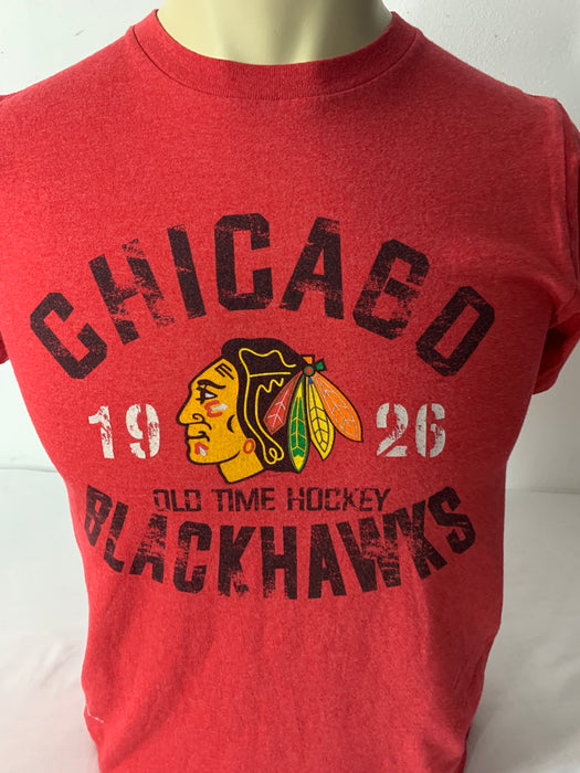 Old Time Gender Neutral Chicago Blackhawks Shirt Size Small