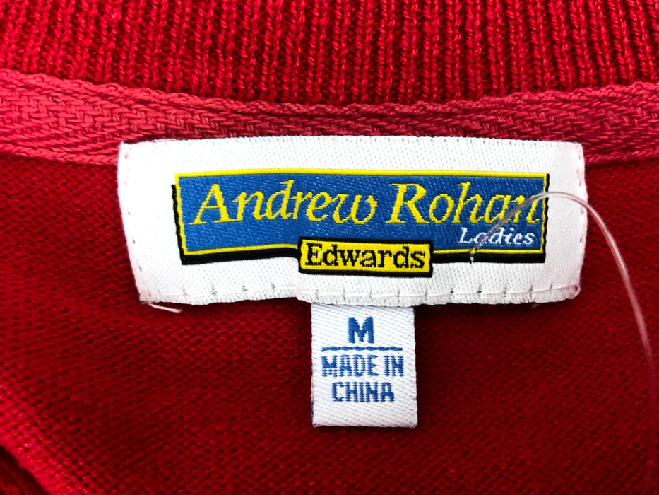 RMU Edwards Andrew Rohan Ladies Zip Up Sweater Size M