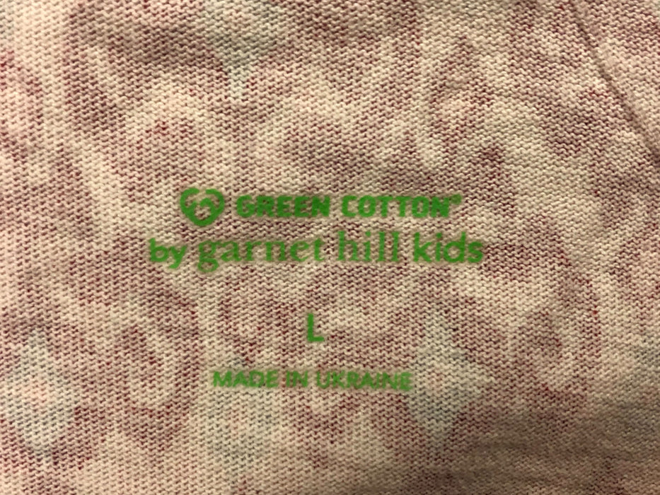 Green Cotton by Garnet Hill Kids Dress Size L 10/12