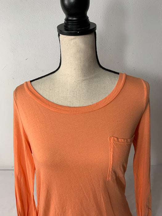 Splendid Light Orange Shirt Size Large