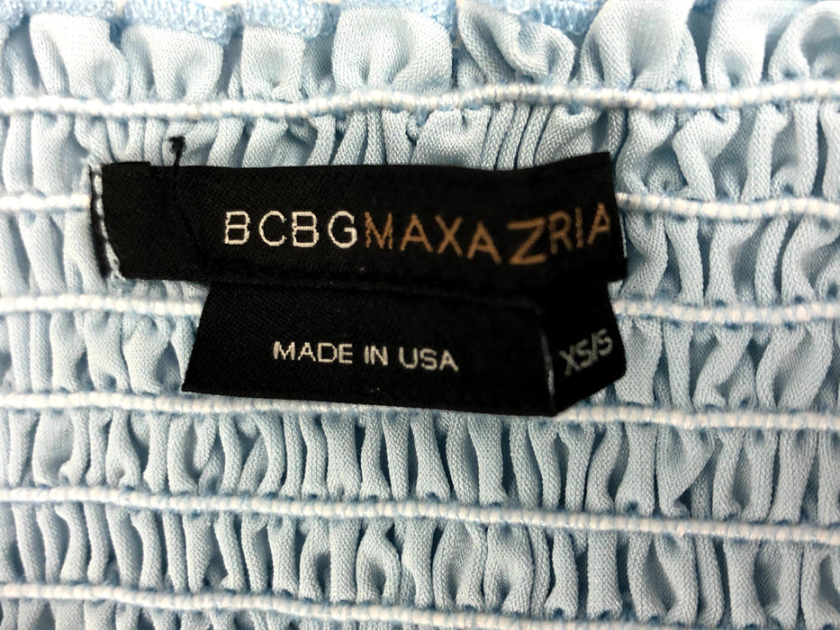 BCBG MAXAZRIA Blue Tube Top Size XS
