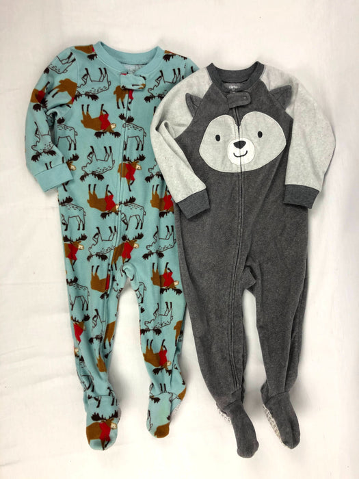 2 Piece Carter's Sleeper Pajama Bundle Size 18m