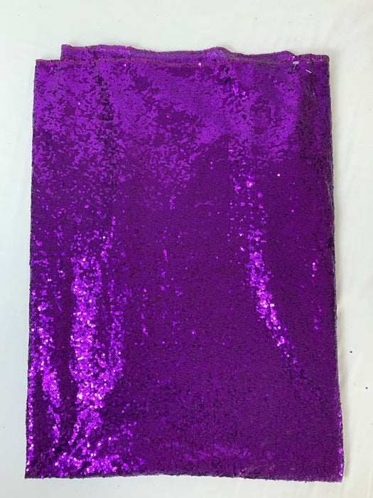 Sequin Purple Fabric