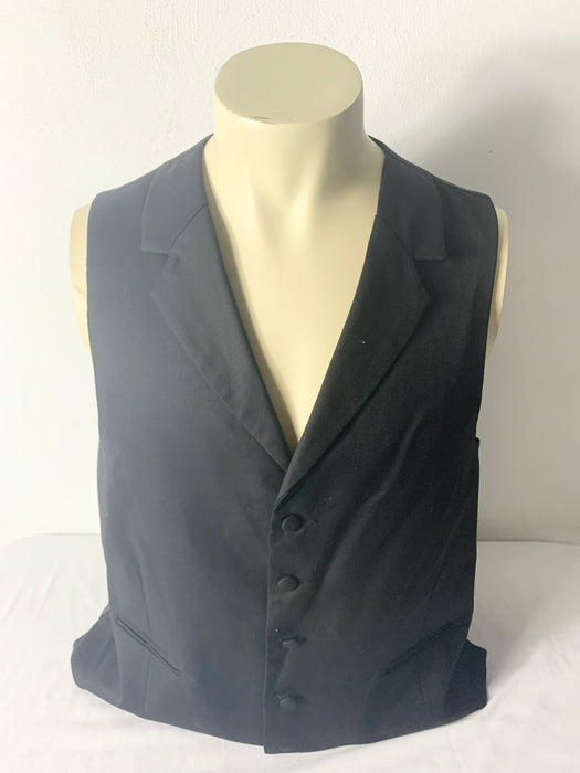 Joseph Abboud Black Tie Vest Size Large