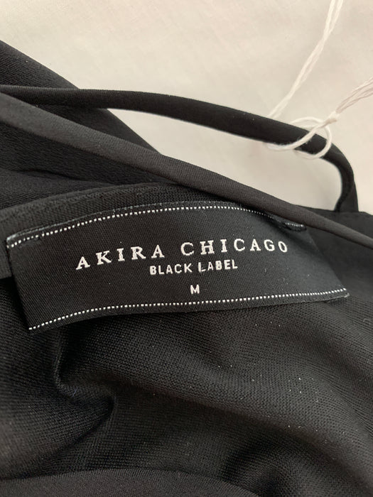 Akira Chicago Black Label Open Back Dress Size Medium