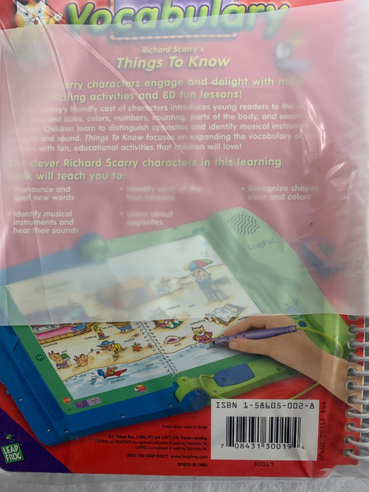 Leap Frog Educational Learning Books/AV