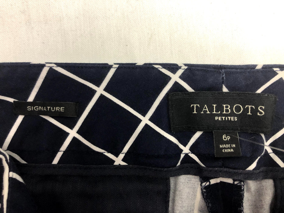 Talbots Petites Signature Navy Carpri Pants Size 6P