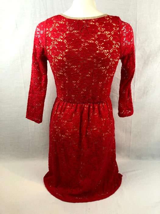 Ophelia for FC Red Orange Dress Size M