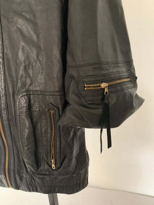 Hayden-Harnett Leather Jacket Size Large
