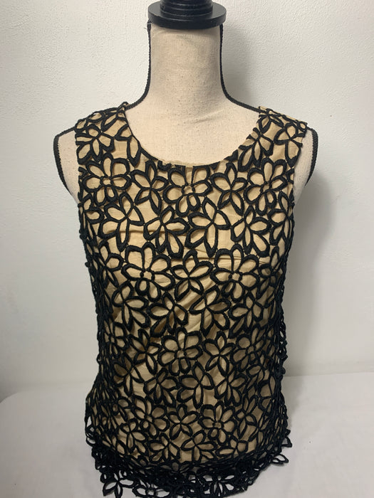 Neiman Marcus Lela Roes Tank Top Size Small