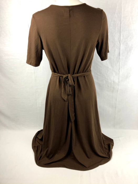 Brown Dress with Belt Size M