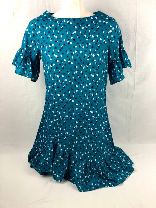 Turquoise Patterned Dress Size S