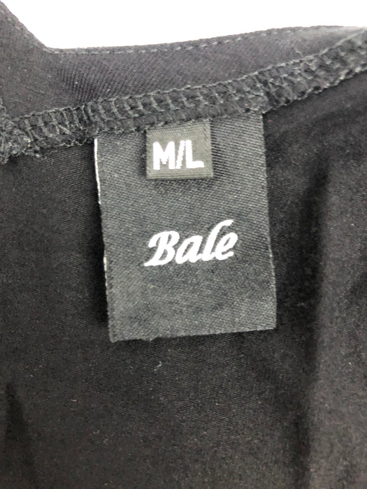 Bale Sleeveless Black Dress with Tie Dye Bottom Size M/L