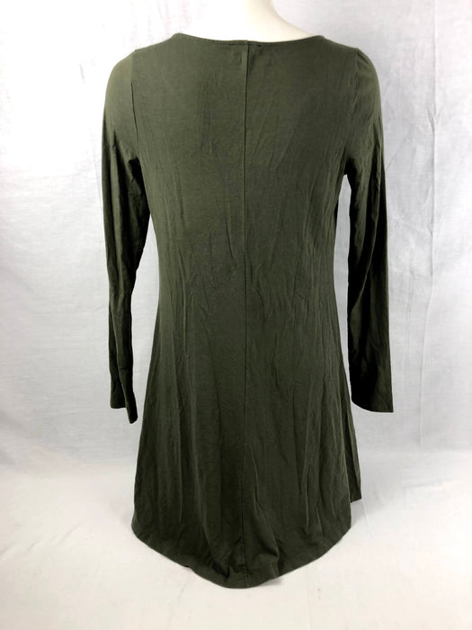 Express Long Sleeve Army Green Dress Size M