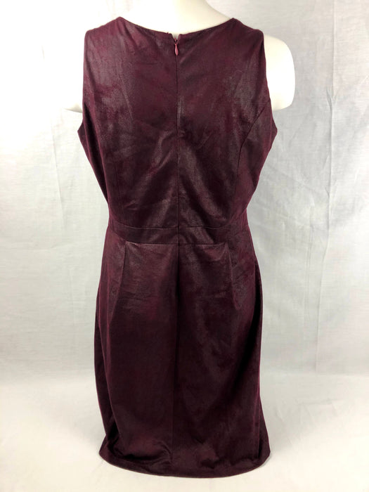 Mystree Sleeveless Burgundy/Plum Dress Size M
