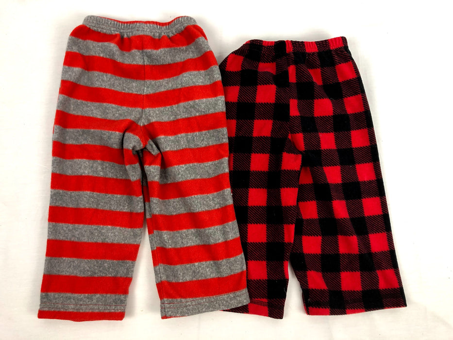 2 Piece Red Cozy Pants Bundle Size 18m