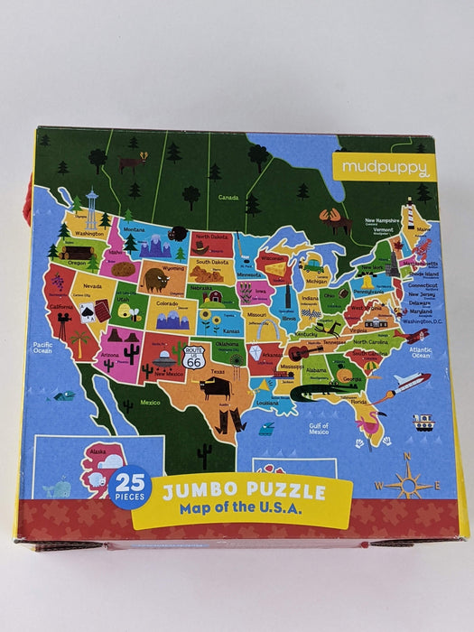 Jumbo Puzzle Map of USA